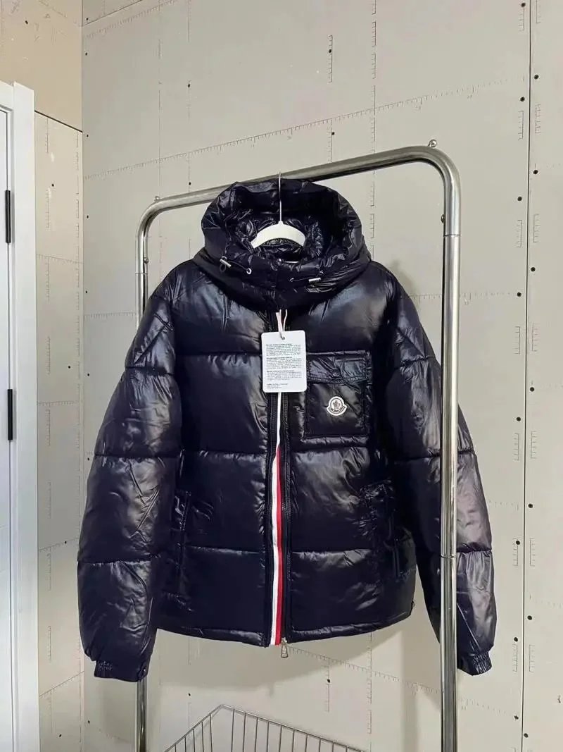 Moncler Down Jackets Hooded color-block puffer jacket — 30