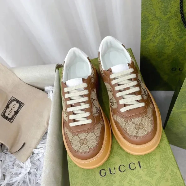 Gucci Rhyton White Perforated Sneakers - 13