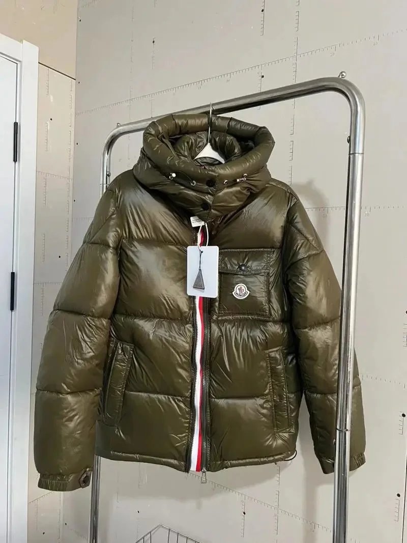 Moncler Down Jackets Hooded color-block puffer jacket — 29