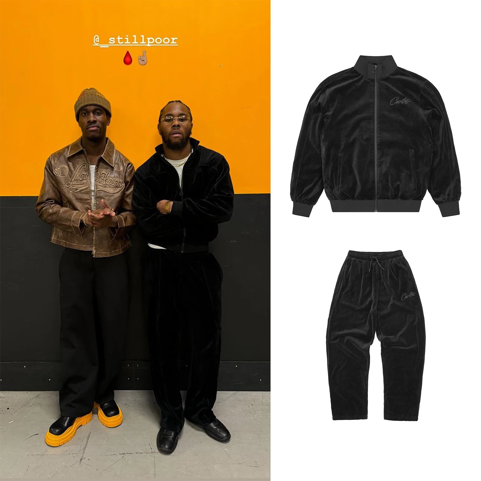 Corteiz Velvet Tracksuit