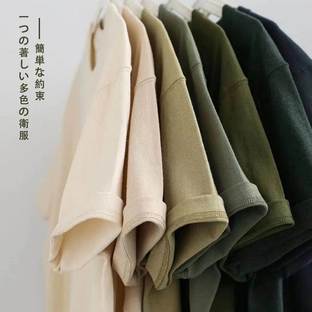 200g solid color T-shirt: seller detail photo 2