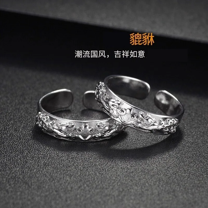 Anillo Fashion Plata S925 Negro