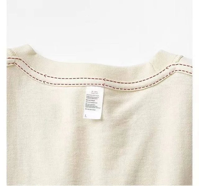 200g solid color T-shirt: seller detail photo 12