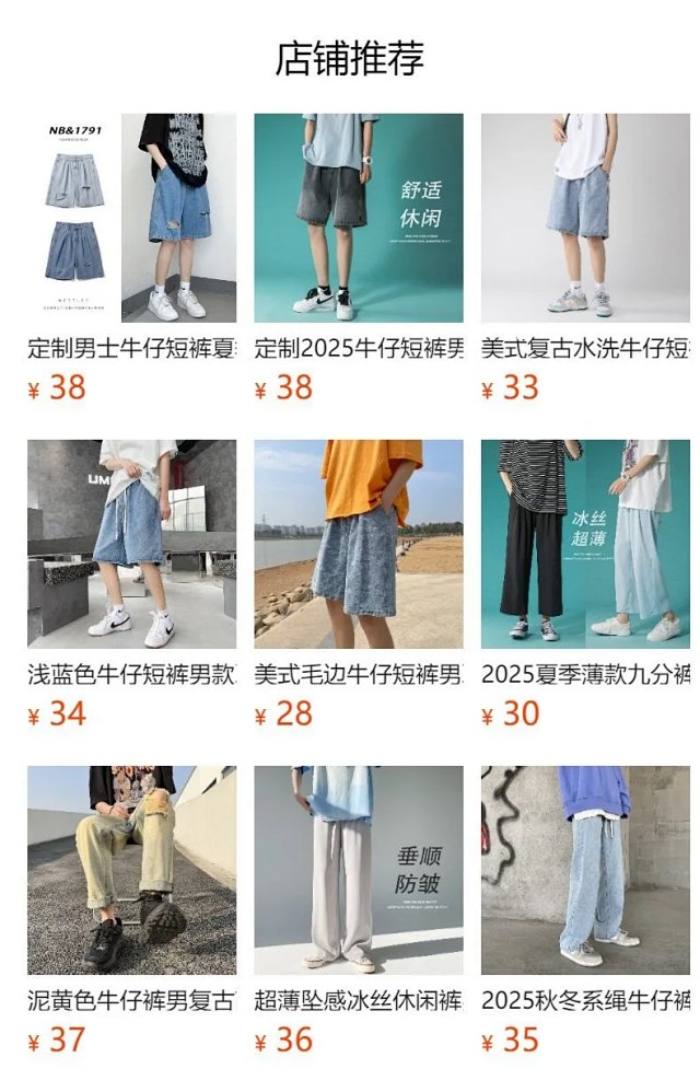 Fashion Denim Shorts: seller detail photo 1