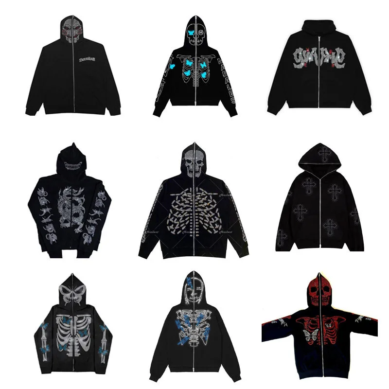 Sudadera con Cremallera Y2K Lots of