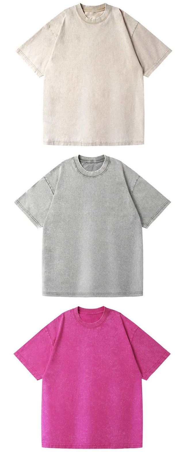 230g solid color T-shirt: seller detail photo 9