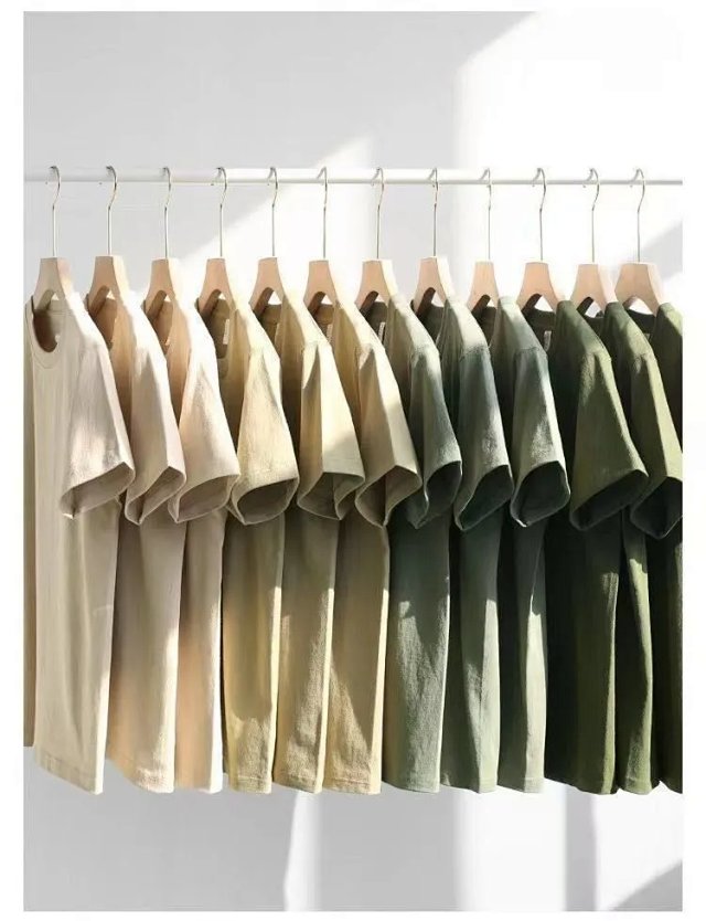 200g solid color T-shirt: seller detail photo 6