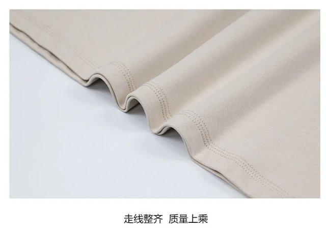 270g solid color T-shirt: seller detail photo 8