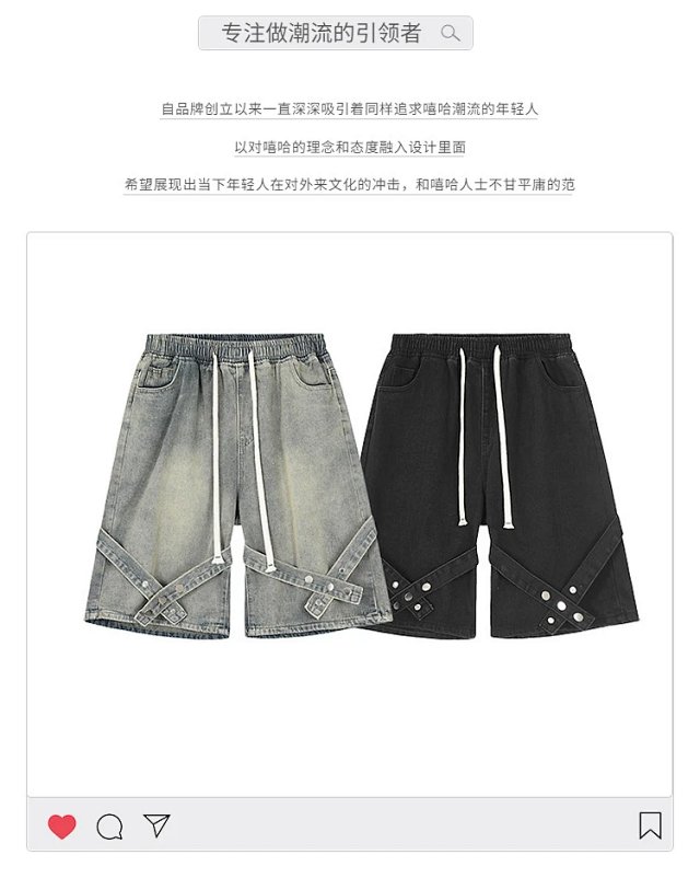Fashion Denim Shorts: seller detail photo 2