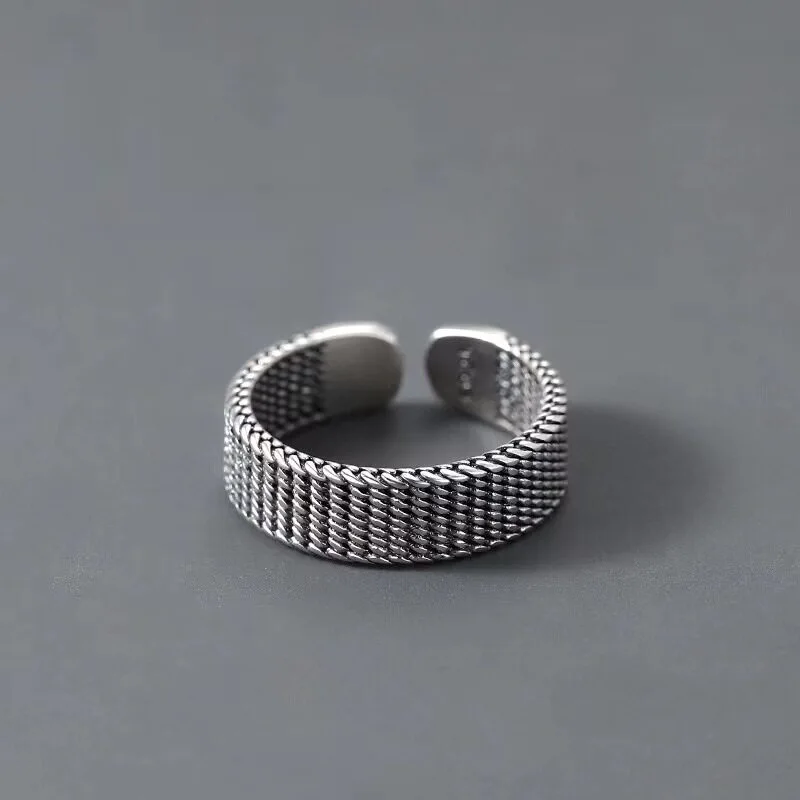 Anillo Plata 925 Negra
