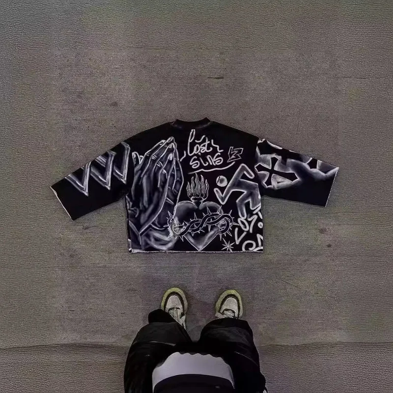 Camiseta de Manga Larga Y2K