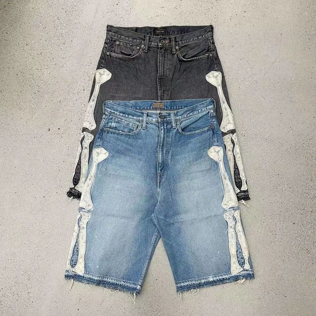 Bone Embroidery Shorts: seller detail photo 1
