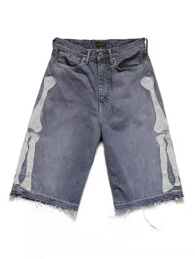 Bone Embroidery Shorts: seller detail photo 2