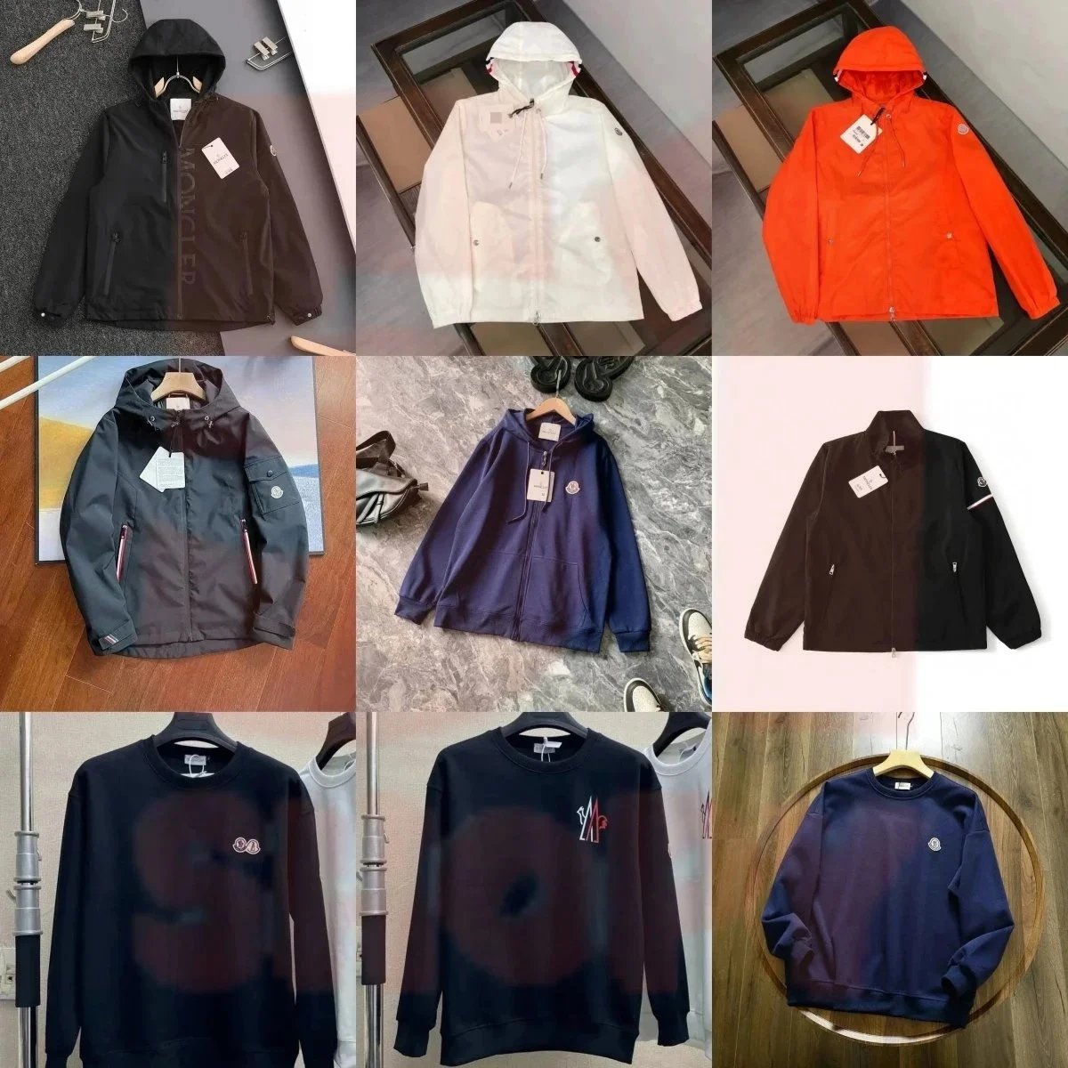 Moncler Hooded Jackets & Sweatshirts [36 styles]