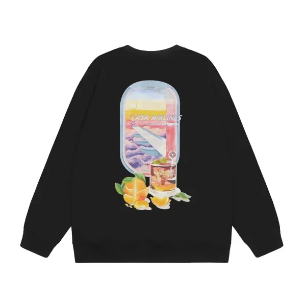 Casablanca Paris Citrus Graphic Hoodie White - 11