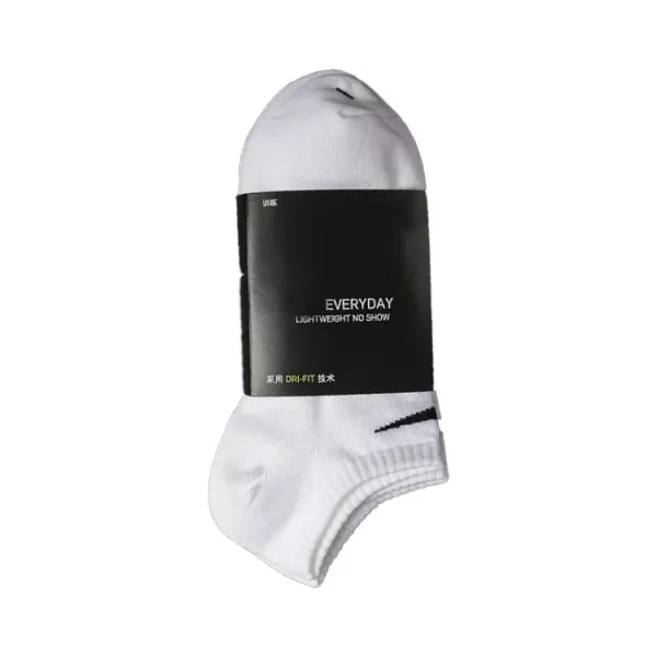 Nike Everyday Lightweight No Show Socks White - 10