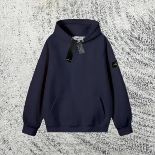 Stone Island Compass Logo Hoodie Purple - 5