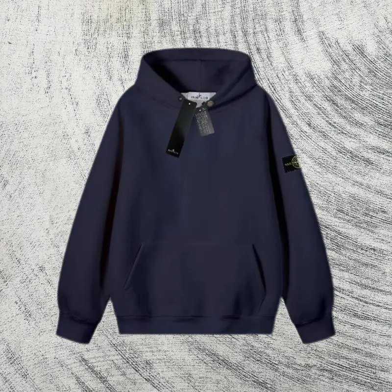 Stone Island Compass Logo Hoodie Purple - 7