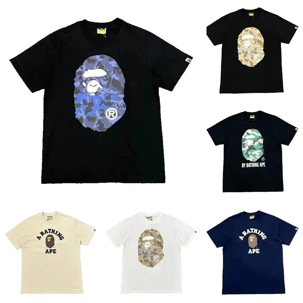 A Bathing Ape 1st Camo Big Ape Head T-Shirt [35 styles]
