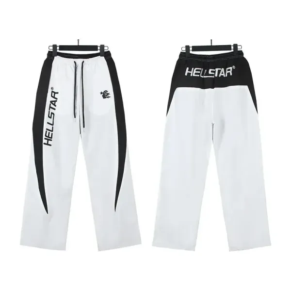 Hellstar Track Pants White/Black - 1