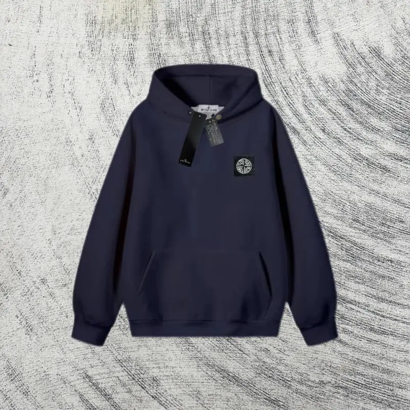 Stone Island Compass Logo Hoodie Purple - 8