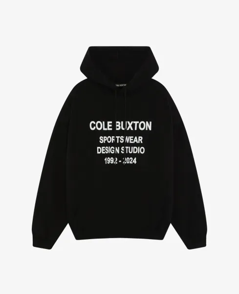 Cole Buxton Sports Wear Design Studio 1992–2024 Black Hoodie - 1