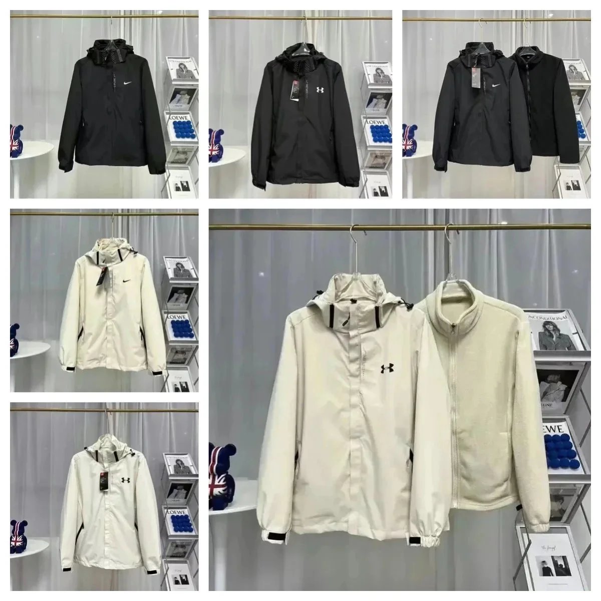 Nike & Under Armour Windbreaker Jackets [8 styles]