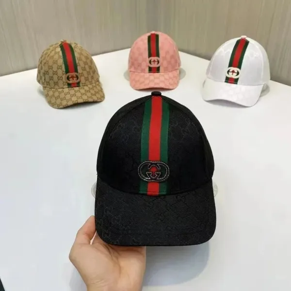 Gucci GG Marmont Baseball Cap Black - 1
