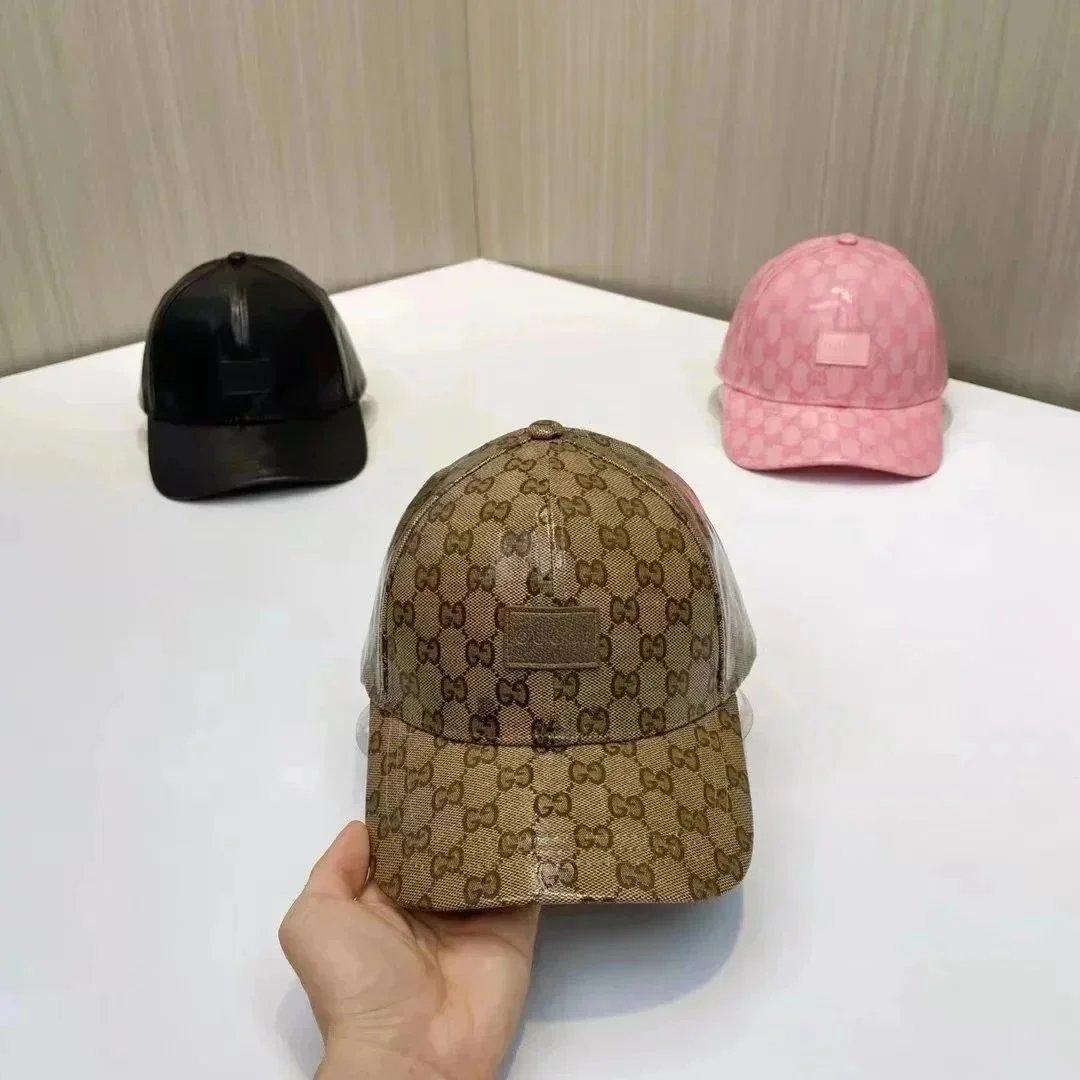 Gucci GG Marmont Baseball Cap Beige/Brown, Black, Pink - 1