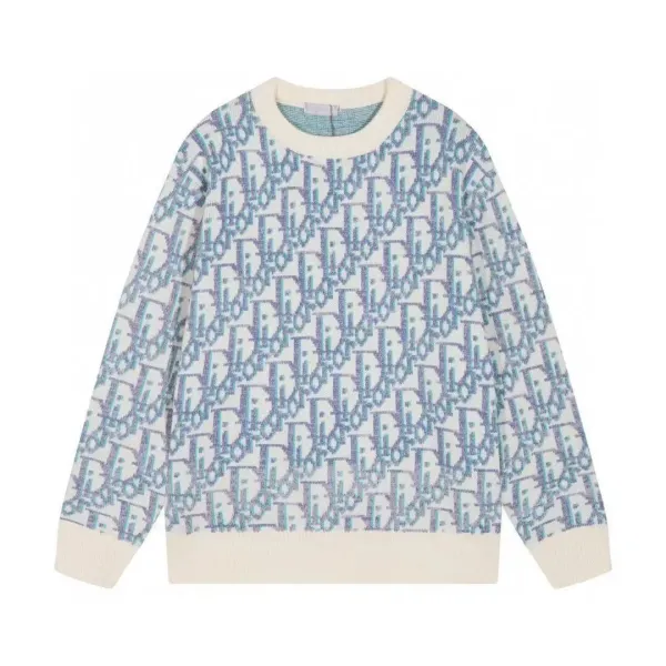 Gucci GG Monogram Knit Sweater Beige - 8