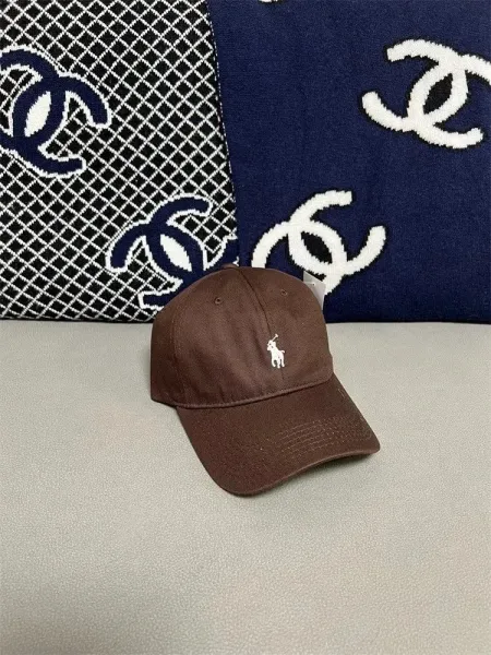 Polo Ralph Lauren Classic Pony Logo Baseball Cap Brown - 1