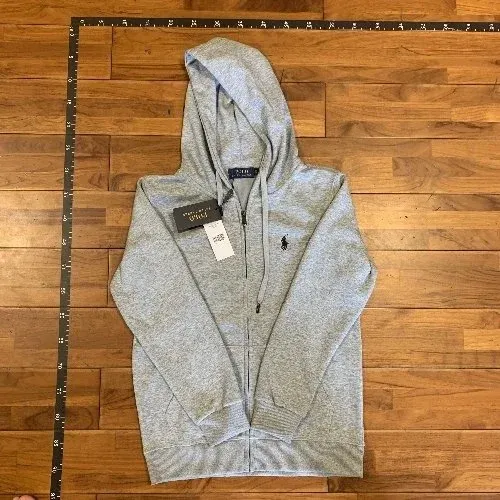 Polo Ralph Lauren Classic Fit Full-Zip Hoodie Heather Gray - 1