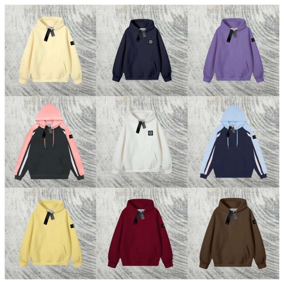 Stone Island Hooded Sweatshirts [32 styles]