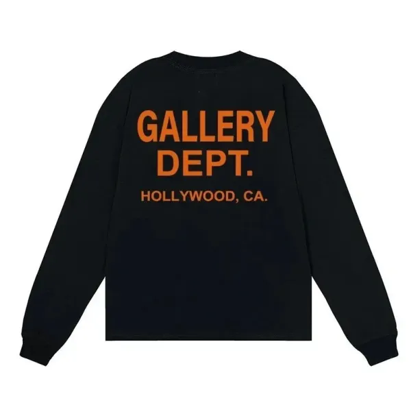 Gallery Dept. Hollywood Long-Sleeve T-Shirt Black - 1