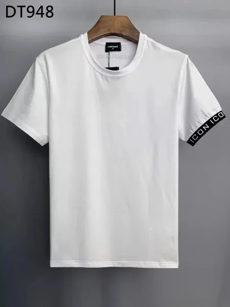 Dsquared2 Iconic Sleeve Band White T-Shirt - 1