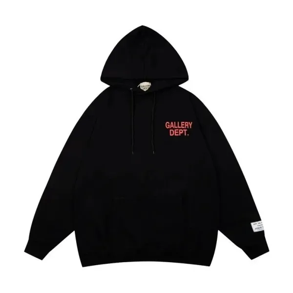 Gallery Dept. Logo Hoodie Black - 1
