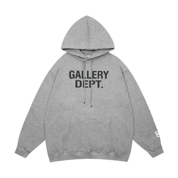 Gallery Dept. Bold Logo Hoodie Gray - 1