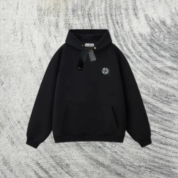 Stone Island Compass Logo Hoodie Purple - 4