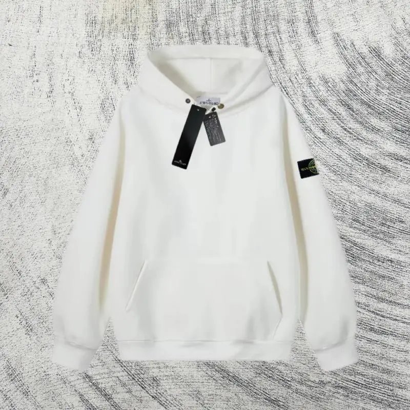 Stone Island Compass Logo Hoodie Purple - 12