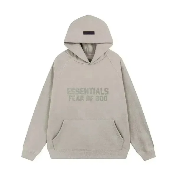 Fear of God Essentials Hoodie Beige Hoodie - 1
