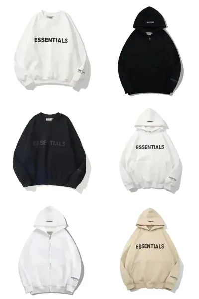Fear of God Essentials Black Hoodie - 3