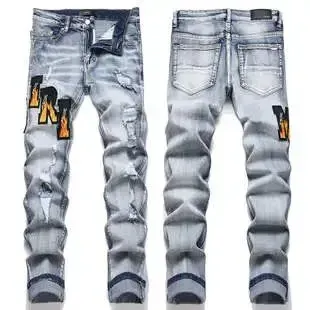 Amiri Rockstar Distressed Denim Jeans Multicolor - 1