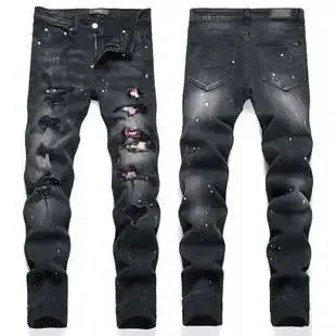 Amiri Kings Road Distressed Slim Fit Jeans - 14