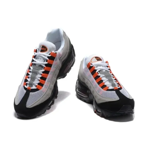 Nike Air Max 95 Orange Black White Sneakers - 1
