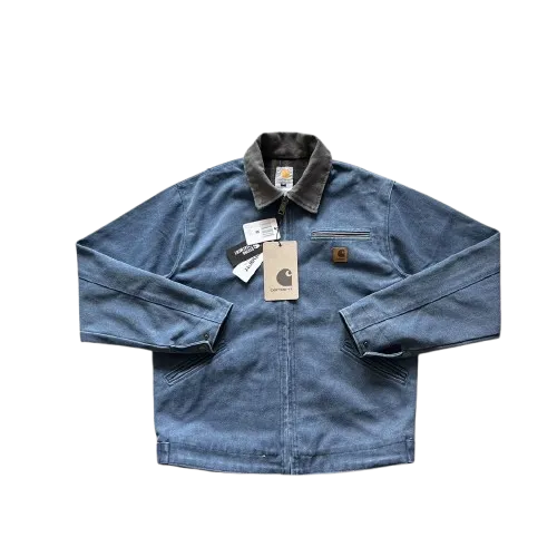 Carhartt WIP Detroit Jacket Indigo Denim Jacket - 1