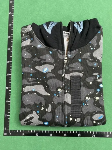 A Bathing Ape Shark Hoodie Red Camo Hoodie - 8