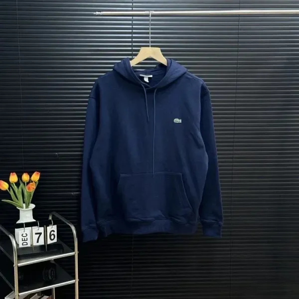 Lacoste Classic Hoodie Navy Blue - 1
