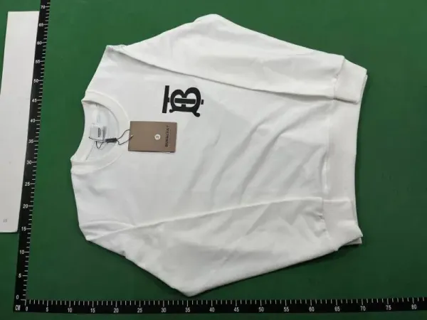 Burberry Monogram Logo White Hoodie - 1