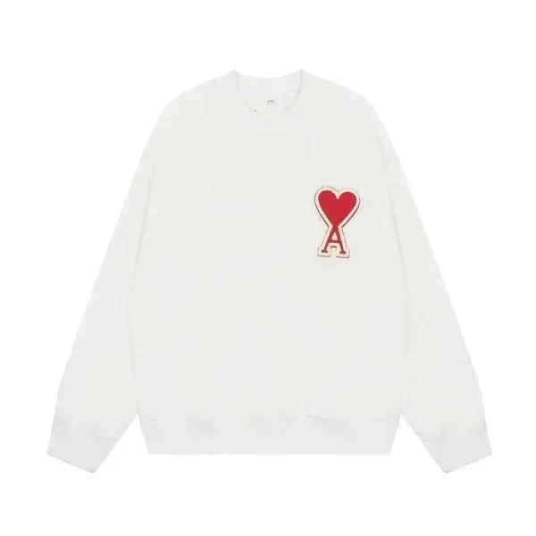 Comme des Garçons Play Heart Logo White Hoodie - 1