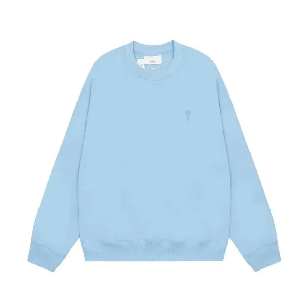 Ami Paris Heart Logo Mint Green Hoodie - 11